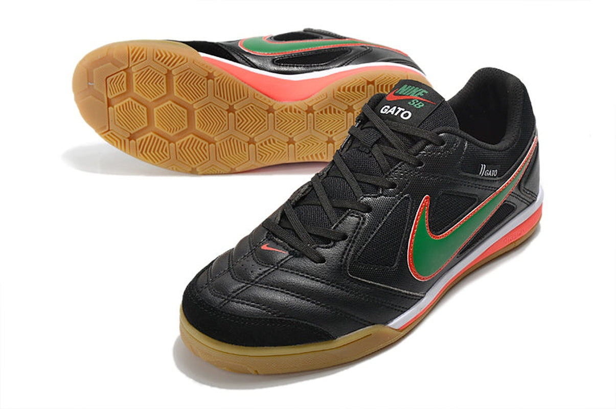 chuteira-futsal-supreme-x-nike-sb-gato-ic-preta-e-verde-5