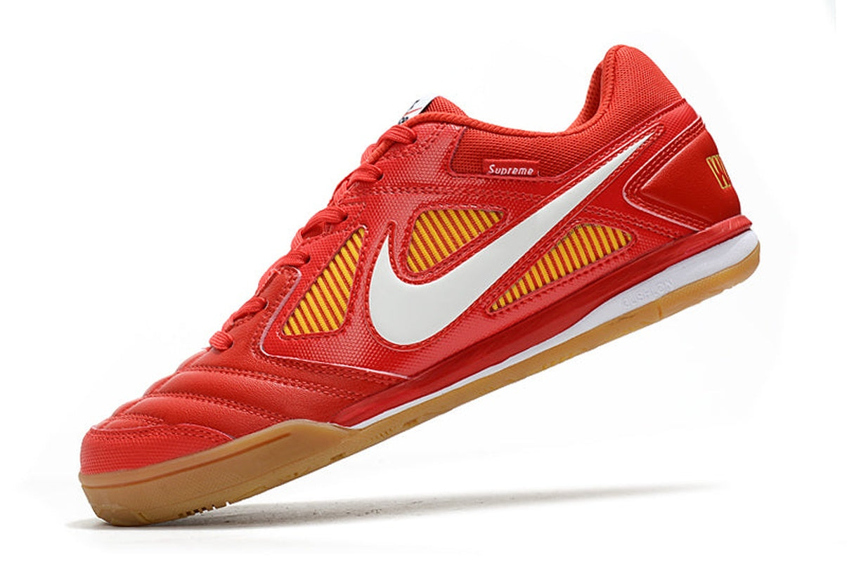 chuteira-futsal-supreme-x-nike-sb-gato-ic-vermelha-branca-e-amarela-5