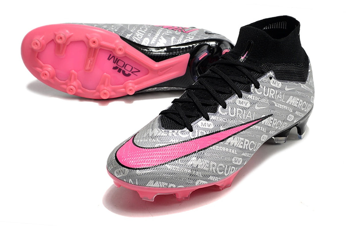 chuteira-infantil-campo-nike-air-zoom-mercurial-superfly-9-elite-fg-prata-e-rosa-25-anos-nike-5