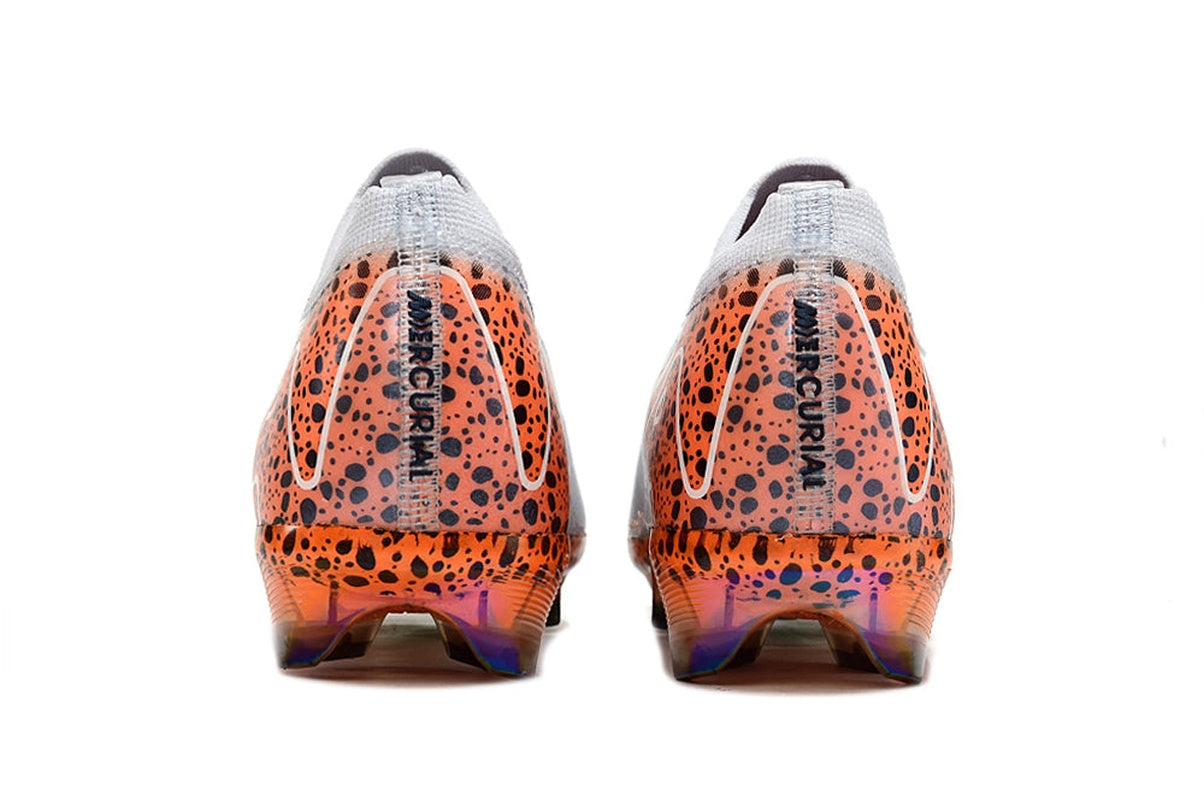chuteira-infantil-campo-nike-air-zoom-mercurial-vapor-16-elite-fg-branca-laranja-e-preta-eletric-pack-6