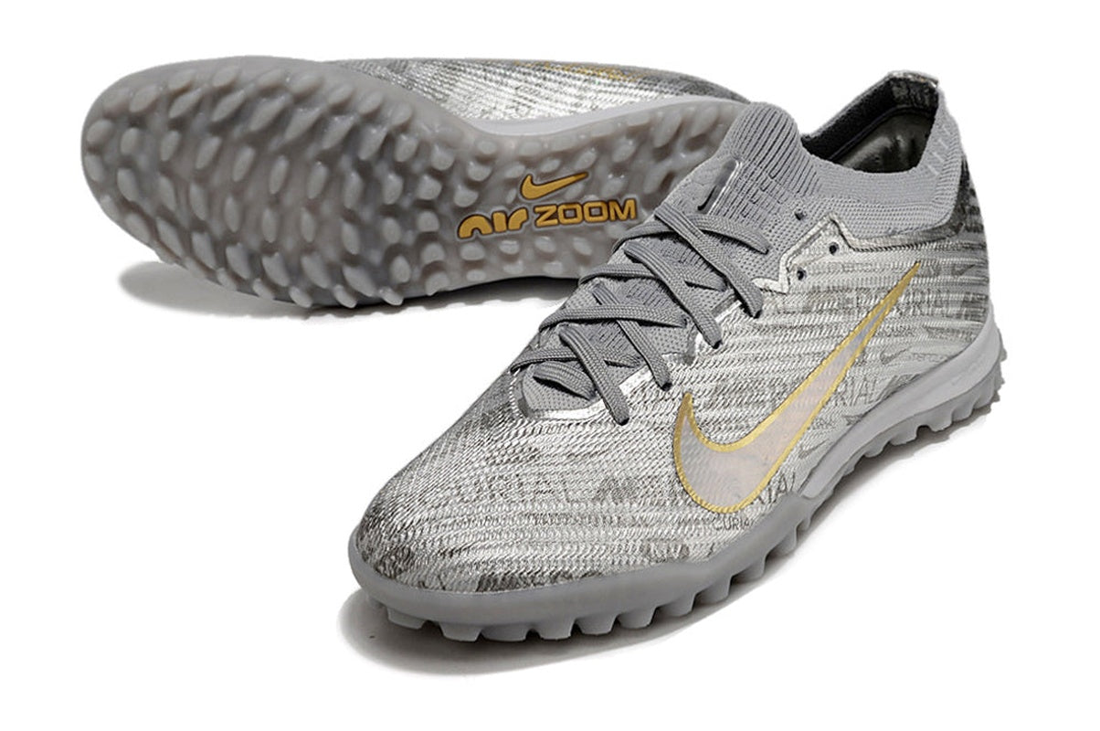 chuteira-infantil-society-nike-air-zoom-mercurial-vapor-15-elite-tf-prata-anniversary-25-years-pack-5