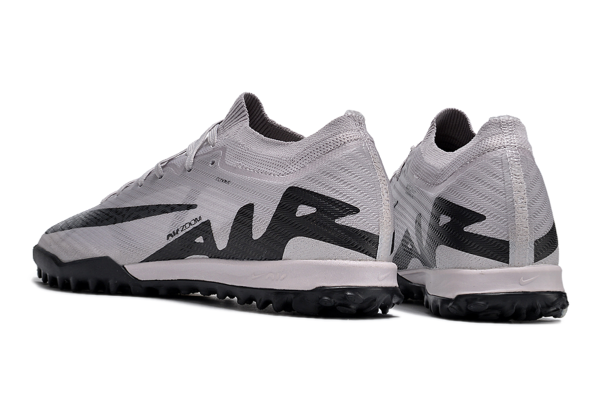 chuteira-infantil-society-nike-air-zoom-mercurial-vapor-15-elite-tf-prata-e-preta-rising-gem-pack-4