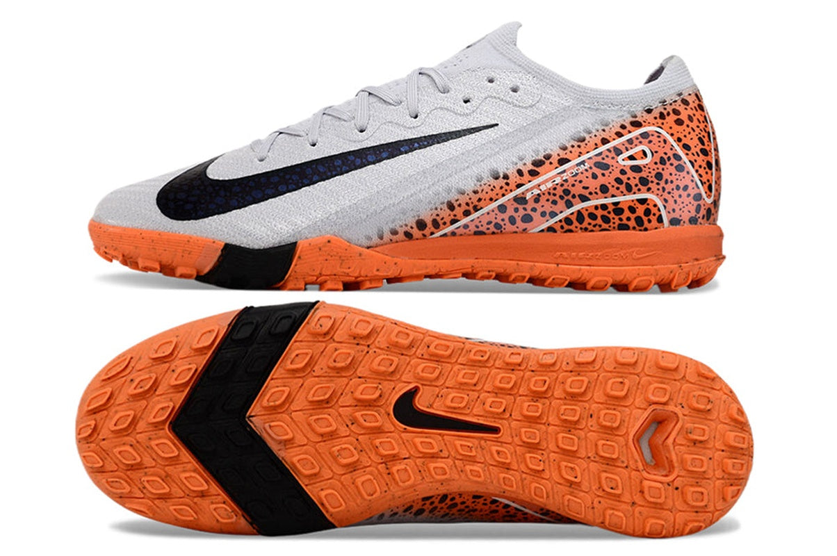chuteira-infantil-society-nike-air-zoom-mercurial-vapor-16-elite-tf-branca-laranja-e-preto-eletric-pack-4