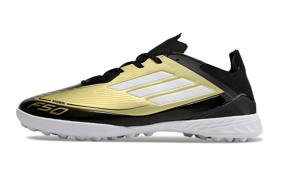 chuteira-society-adidas-f50-messi-tf-preto-e-dourado-triunfo-dorado-pack-1