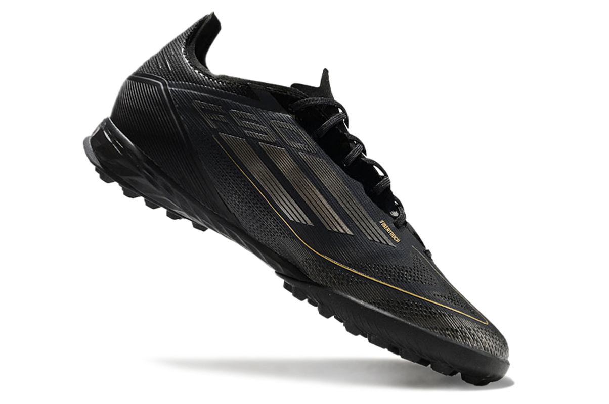 chuteira-society-adidas-f50-tf-preta-e-dourada-dark-spark-pack-6