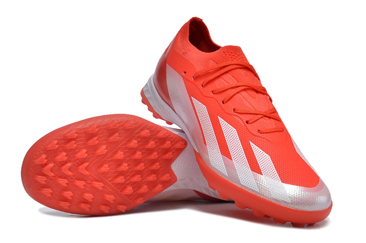 chuteira-society-adidas-x-crazyfast1-tf-vermelha-energy-citrus-pack-4