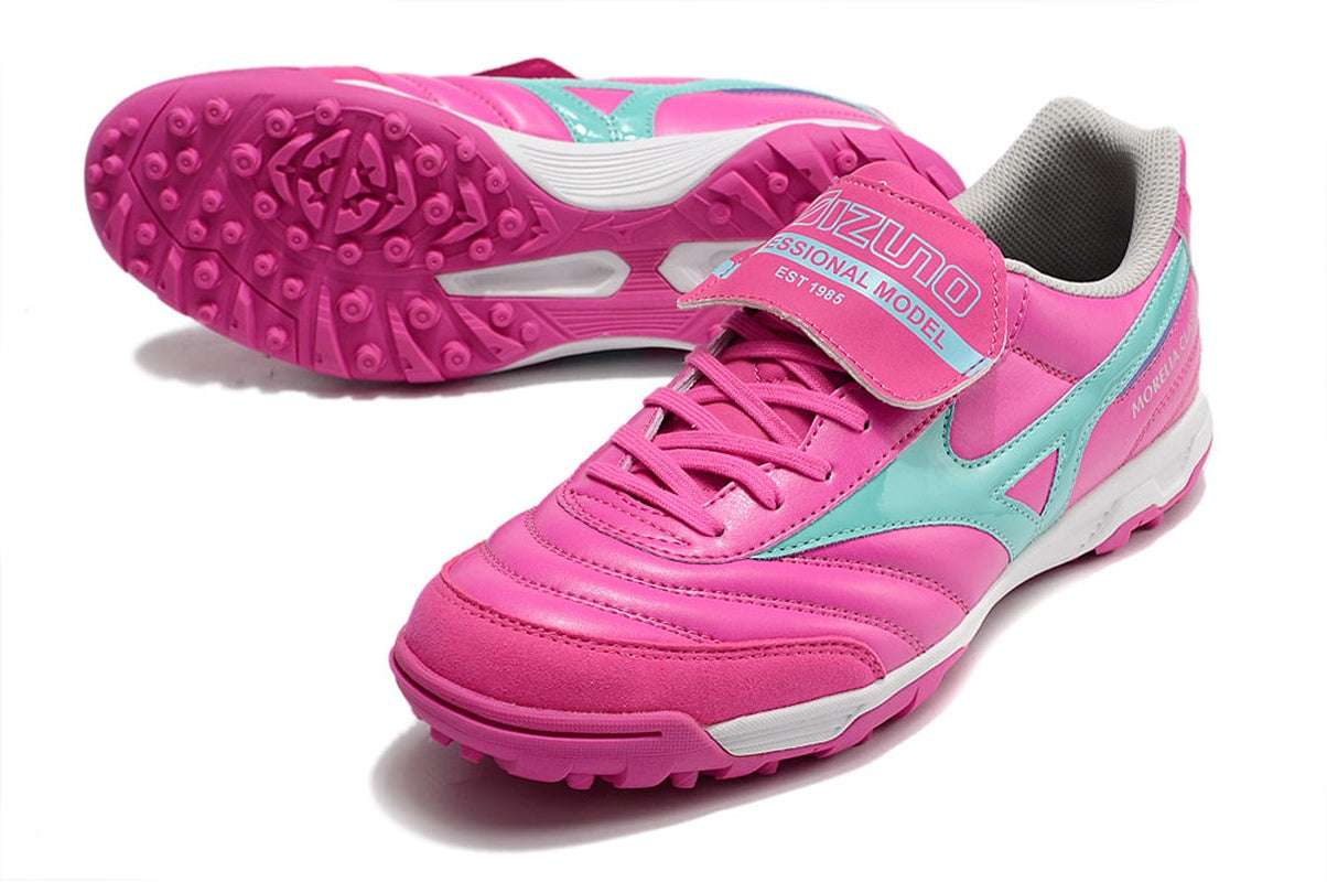 chuteira-society-mizuno-morelia-3-tf-rosa-e-azul-2