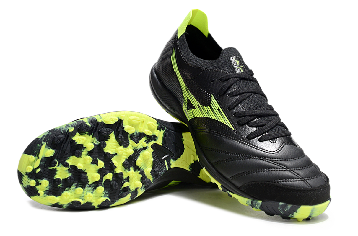 chuteira-society-mizuno-morelia-neo-sala-tf-preta-e-verde-2