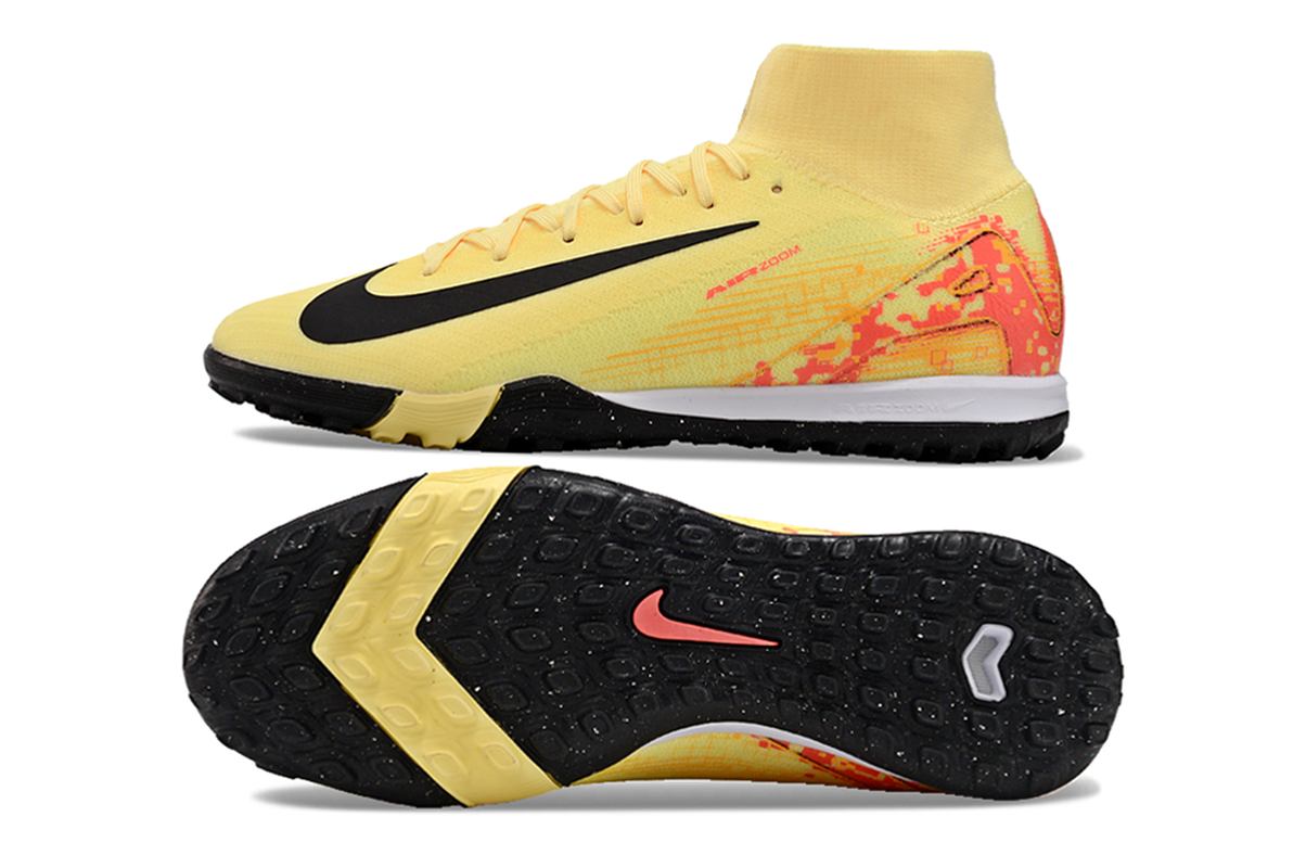 chuteira-society-nike-air-zoom-mercurial-superfly-10-elite-tf-laranja-e-preto-kylian-mbappé-pack-2