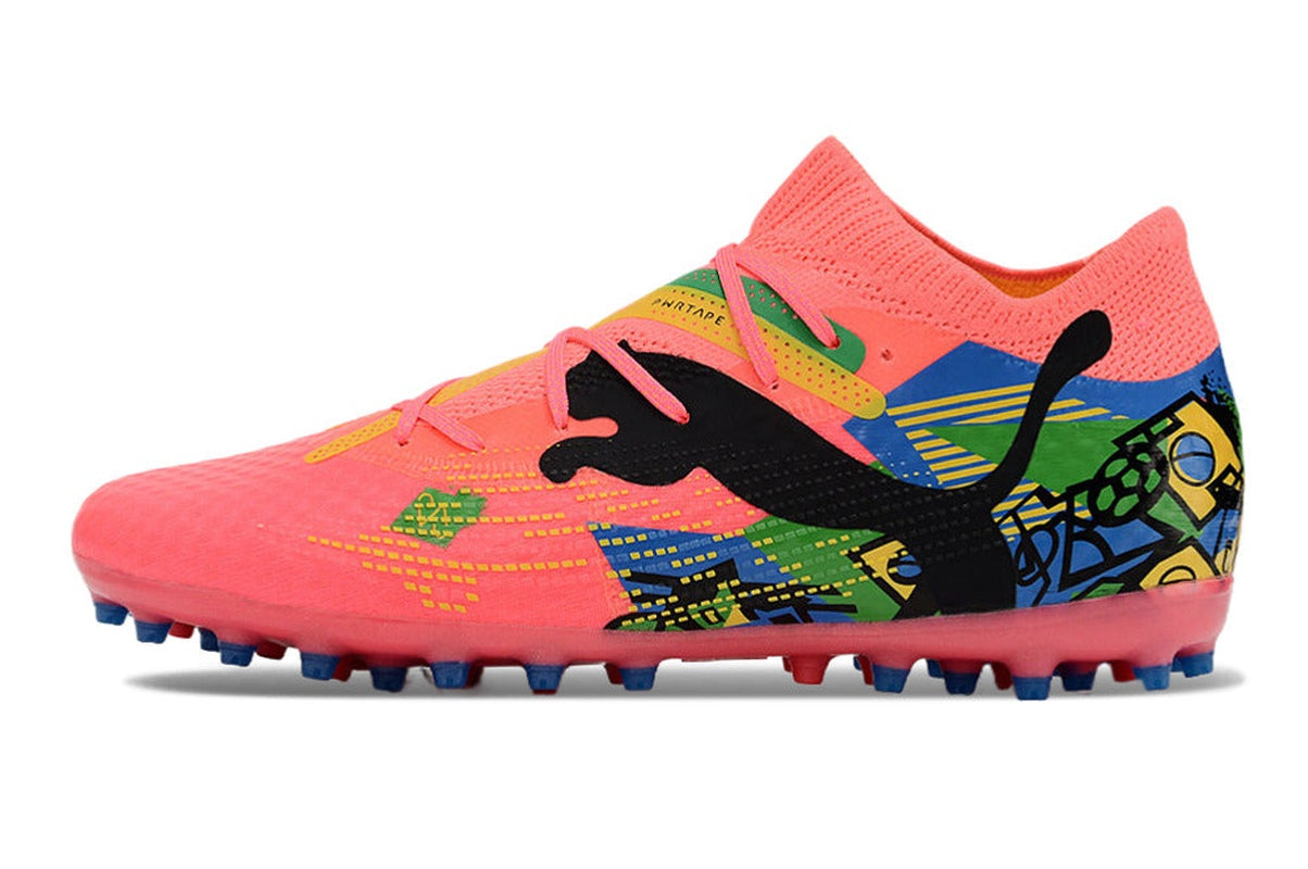 chuteira-society-puma-future-7-mg-rosa-azul-verde-e-amarelo-brazil-pack-1