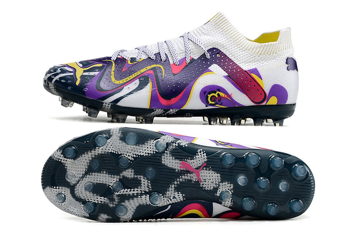 chuteira-society-puma-future-ultimate-mg-branca-e-roxa-creativy-pack-5