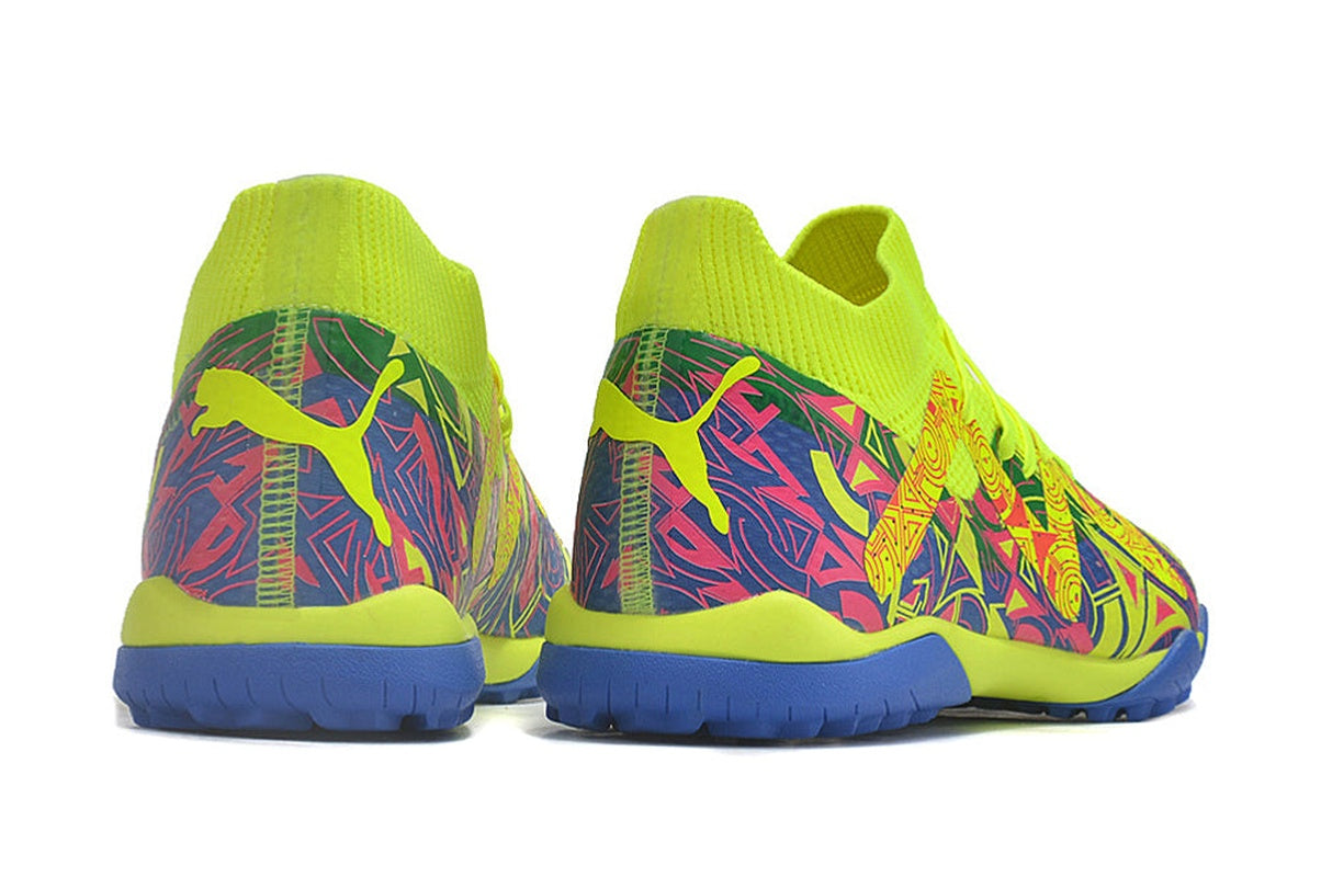 chuteira-society-puma-future-ultimate-tf-verde-rosa-e-azul-energy-pack-7