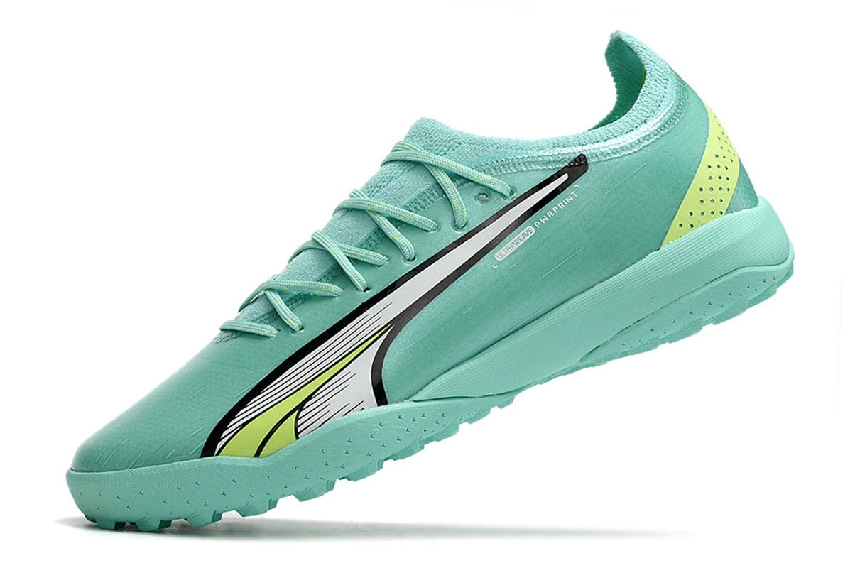 chuteira-society-puma-ultra-ultimate-14-tf-verde-pursuit-pack-5
