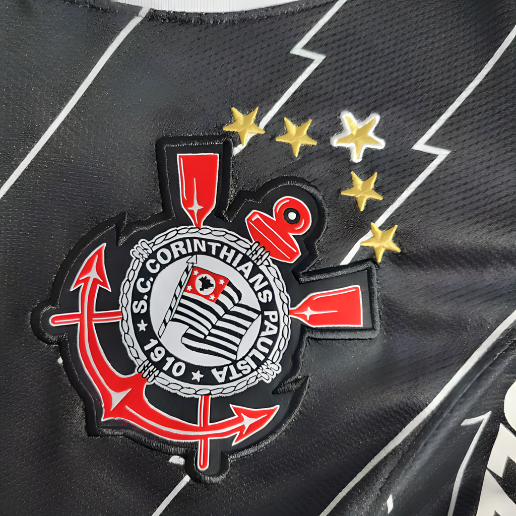 Camisa Corinthians Retrô 2012/13 Home Nike Masculina - Preto