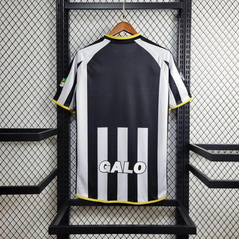Camisa Atlético Mineiro Home Retrô 2003 Preta e Branca - Umbro
