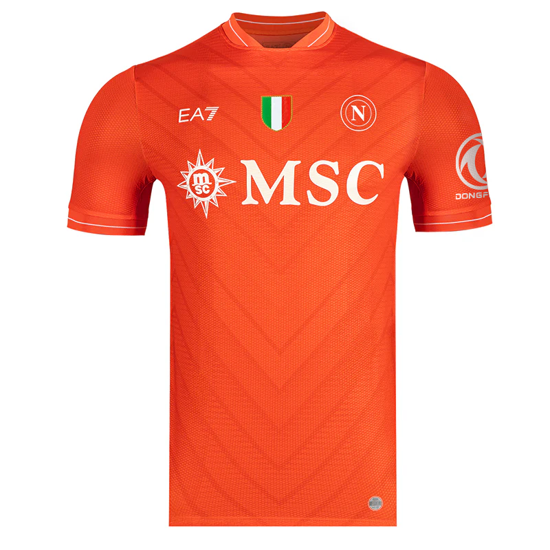 Camisa Napoli 2025/26 Goleiro Laranja