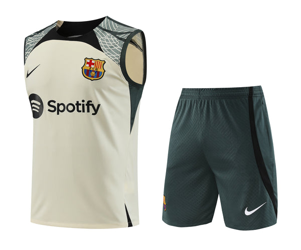 Kit Treino Barcelona 23/24 Nike - Creme