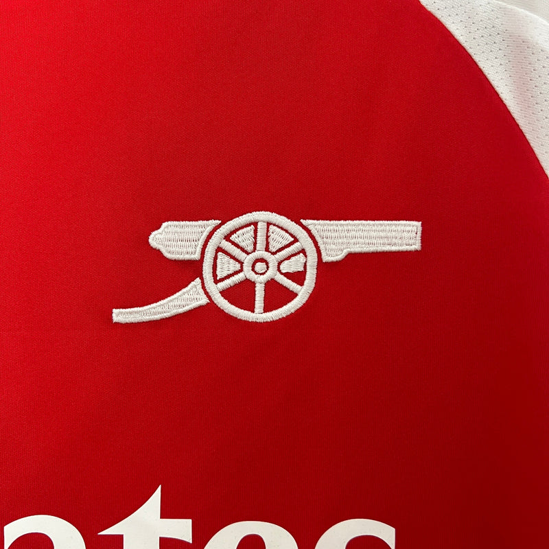 CAMISA LANÇAMENTO DO ARSENAL 24/25 VERMELHO E BRANCO