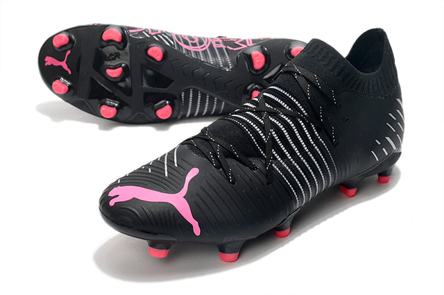 Chuteira Campo Puma Future Z FG Black/Pink