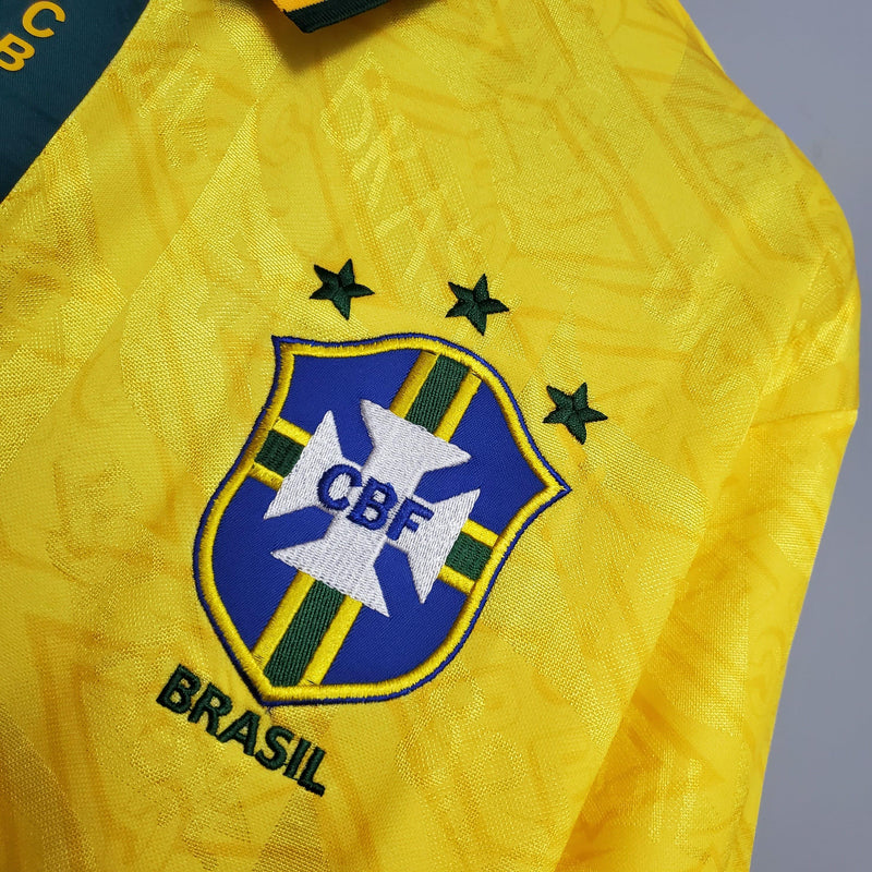 Camisa Retrô Seleção Brasil 1991/93 Home