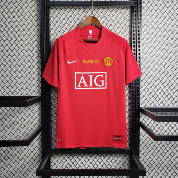 Manchester United 07-08 home Retro - Final Moscou