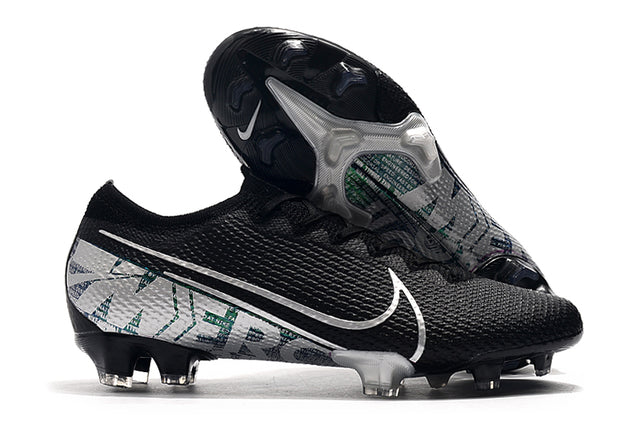 Chuteira Campo Nike Mercurial Vapor 13 Elite FG Black e Green - Low