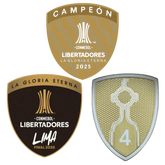 Kit Patch Campeão Libertadores TETRA 2025