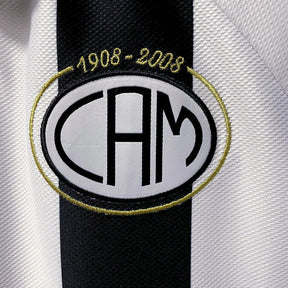 Camisa Atlético Mineiro Centenário Retrô 2008 Preta e Branca - Lotto