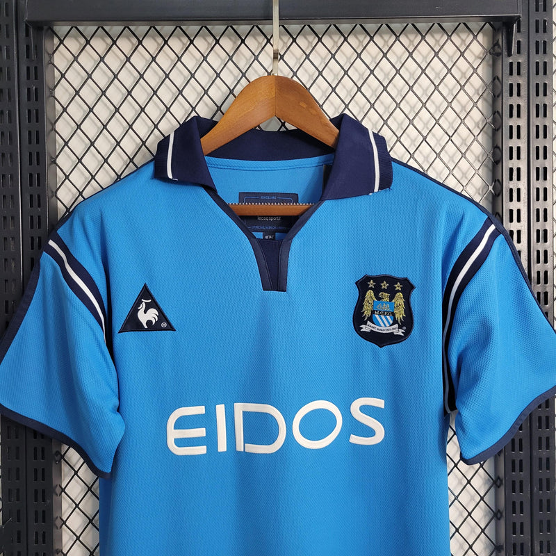 Camisa Manchester City Retrô 2001-02 Torcedor Pro Masculina