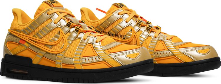 Off-White x Air Rubber Dunk 'University Gold'