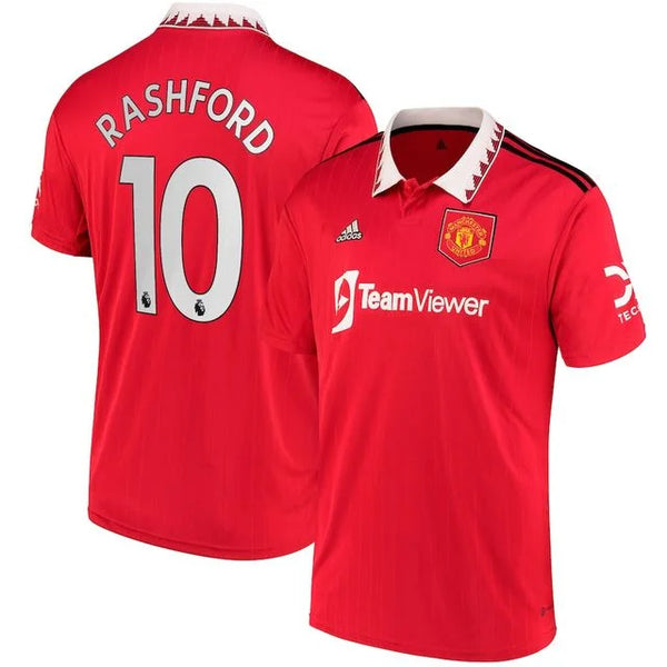 Camisa Manchester United I 22/23 - Adidas Torcedor Masculina Personalizada RASHFORD N° 10