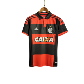 Camisa Retrô Flamengo Home 2014/15 Masculino - Preto e Vermelho