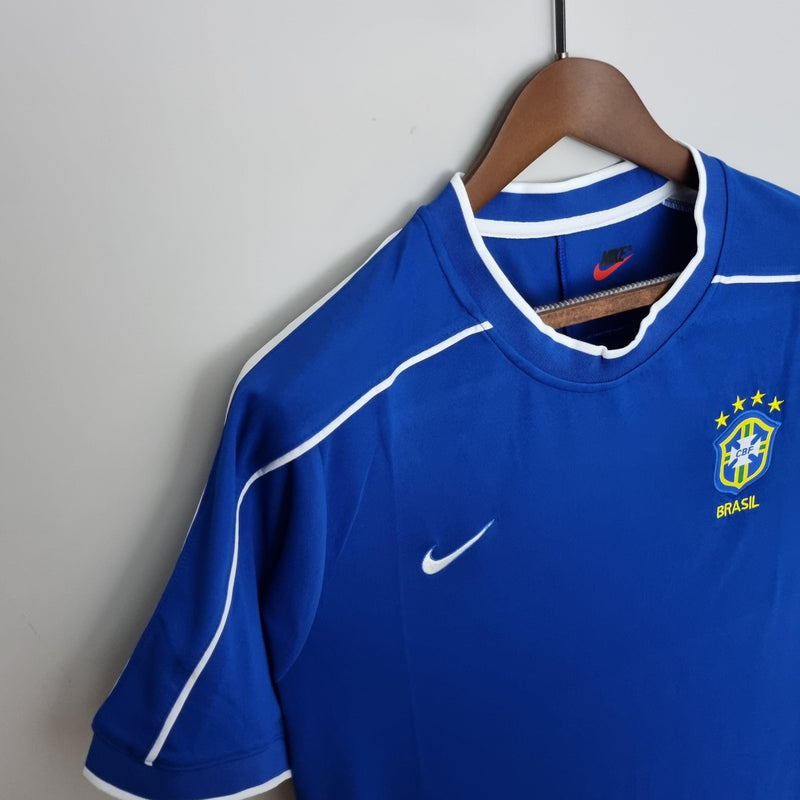 Camisa Retrô Seleção Brasil 1998/98 Away