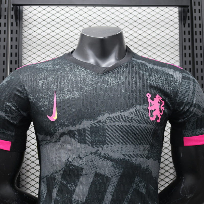 Camisa Chelsea Third 2024/25 Jogador Nike Masculino - Preta