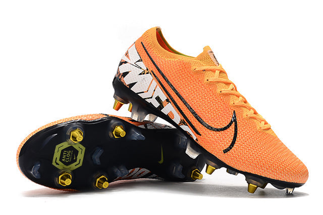 Chuteira Campo Nike Mercurial Vapor 13 Elite SG-PRO Anti Clog Orange - Low