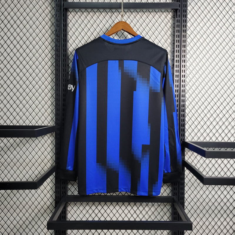 Camisa Inter de Milão 2023/24 Home - Manga Longa