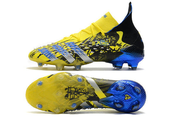 Chuteira Campo Adidas Predator Freak .1 FG Xmen/Black/Yellow/Blue - Cano Alto