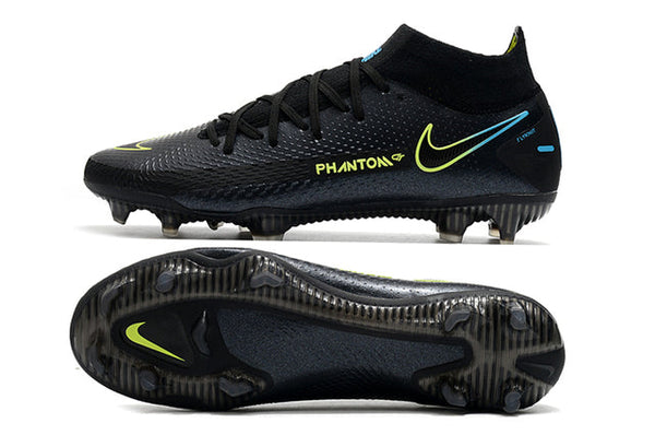 Chuteira Campo Nike Phantom GT Elite Dynamic Fit FG Black - Cano Alto