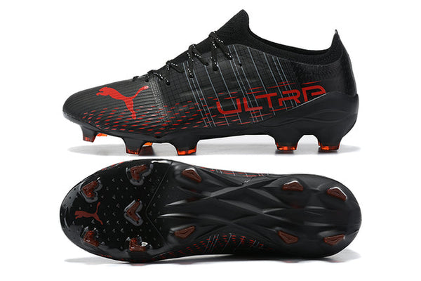 Chuteira Campo Puma Ultra FG Black/Red