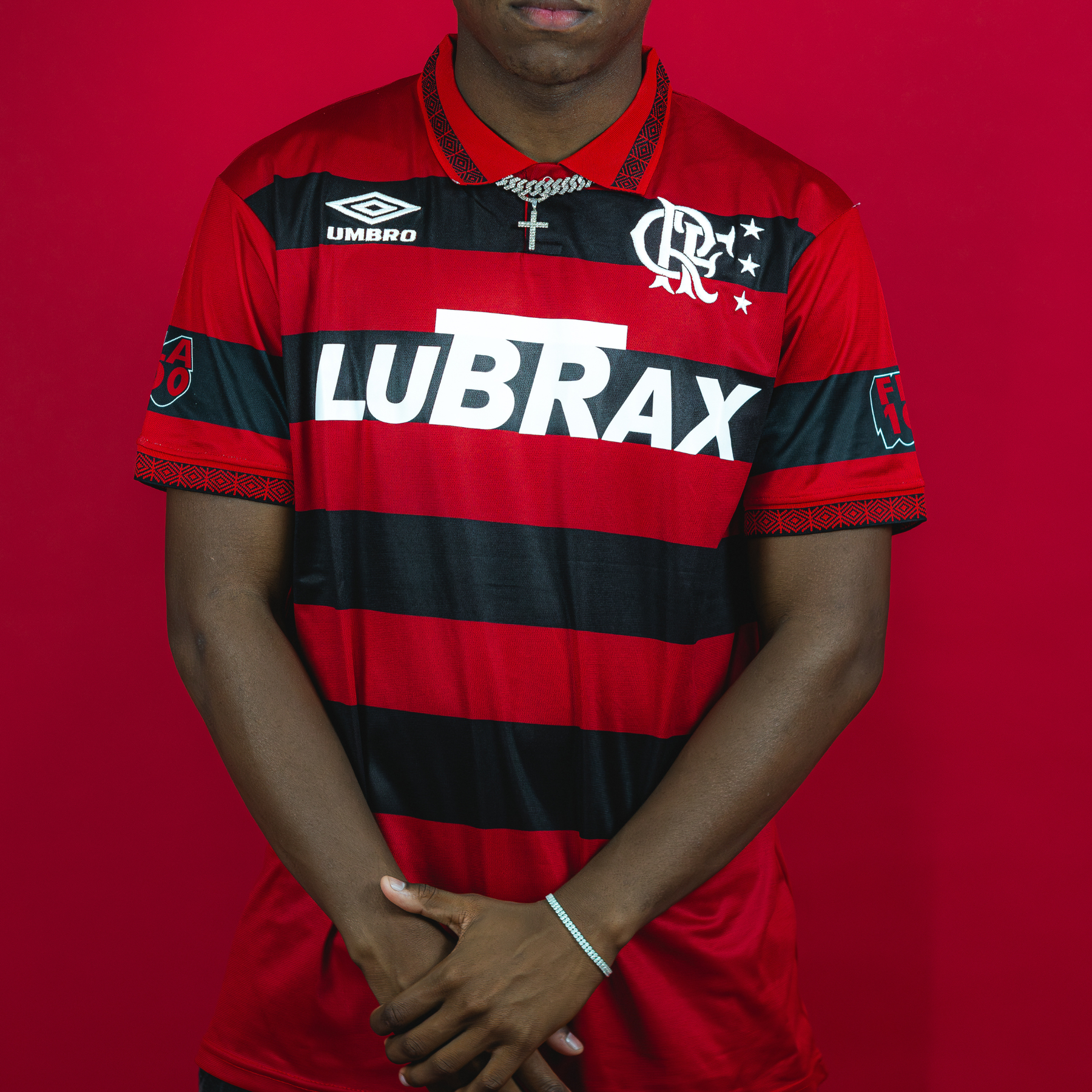 Camisa Retrô Flamengo Home 1992/93 Masculino - Preto e Vermelho