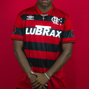 Camisa Retrô Flamengo Home 1992/93 Masculino - Preto e Vermelho