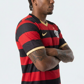 Camisa Flamengo Retrô 2009 Vermelha e Preta - Nike