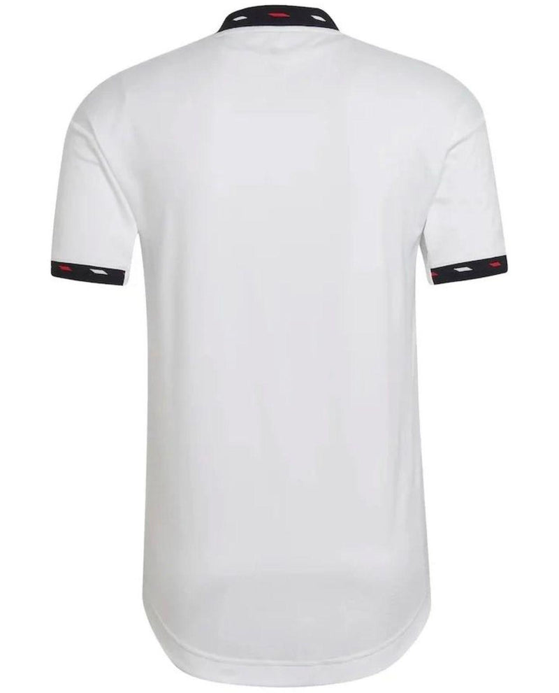 Camisa Manchester United II 2223 - Adidas Torcedor Masculina - Branco, Preto e Vermelho