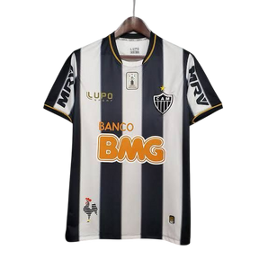 Camisa Atlético Mineiro Home Retrô 2013 Patch da Libertadores - Preta e Branca - Lupo