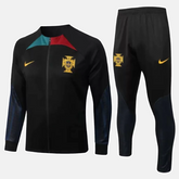 Agasalho de Viagem Seleção Portugal - Masculino - Preto