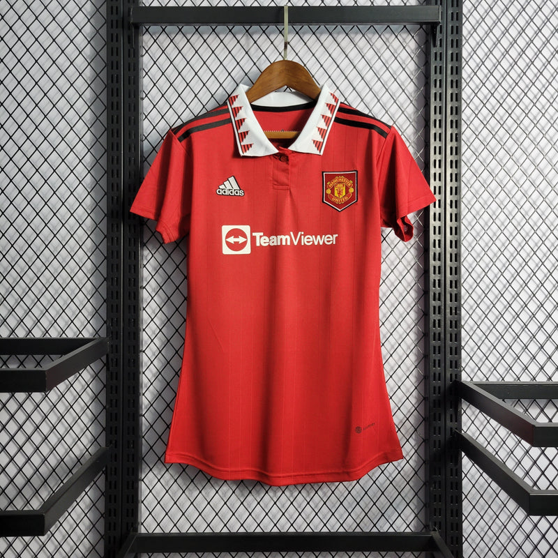 Camisa Manchester United 22/23 Versão Feminina