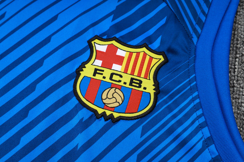 Kit Treino Barcelona 23/24 Nike - Azul