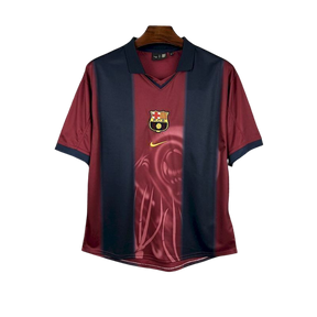 Camisa Barcelona Cactus Jack Home 2000/01 Retrô