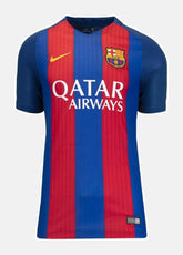 Camisa Barcelona 16/17 Retro Home Nike Torcedor - Azul e Grená
