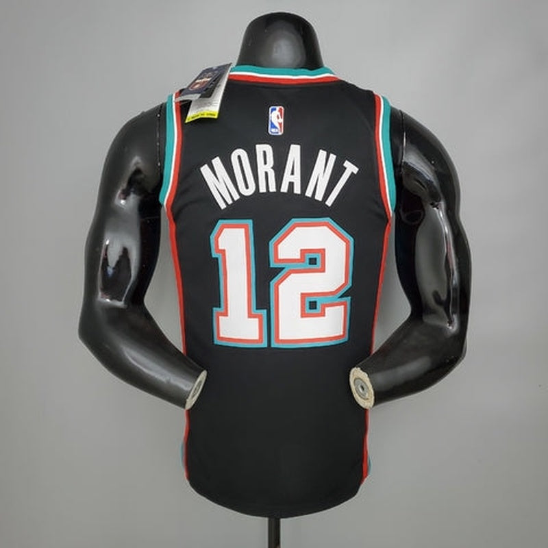 camisa-basquete-nba-regata-memphis-grizzlies-masculina-preta-2